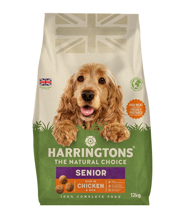 Harringtons Complete Chicken & Rice Senior Dry Dog Food 12kg - 12kg