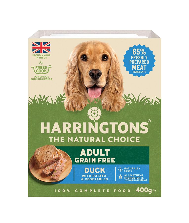 Harringtons Duck Grain Free Adult Wet Dog Food 400g - 400G