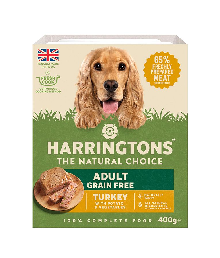 Harringtons Turkey Grain Free Adult Wet Dog Food 400g - 400G