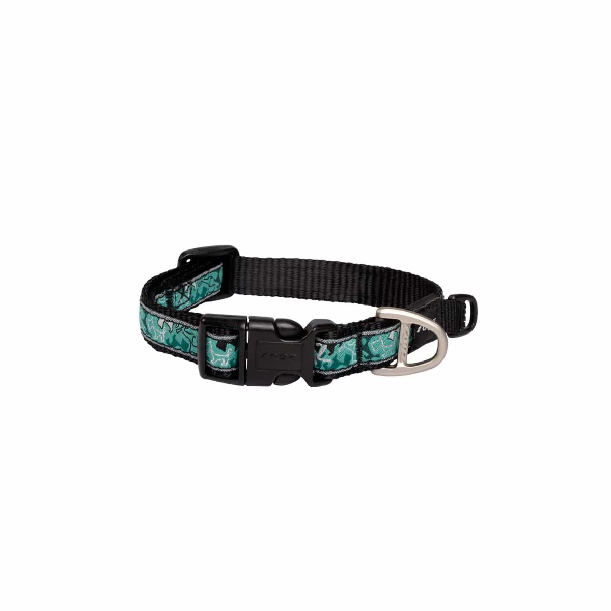 Rogz FancyDress Classic Dog Collar Mint Dog - Medium