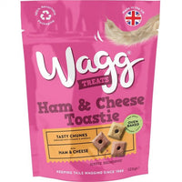 Wagg Ham & Cheese Toastie Tasty Chunks Oven Baked Dog Treats 125g - 125g