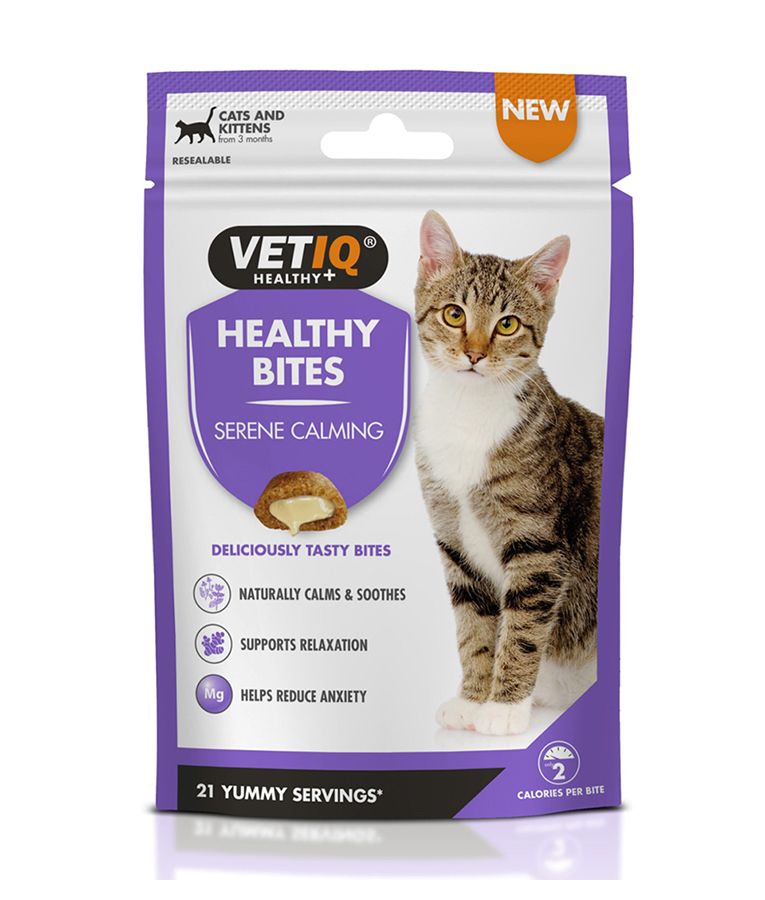 VetIQ Healthy Bites Serene Calming Cat Treats 65g - 65g