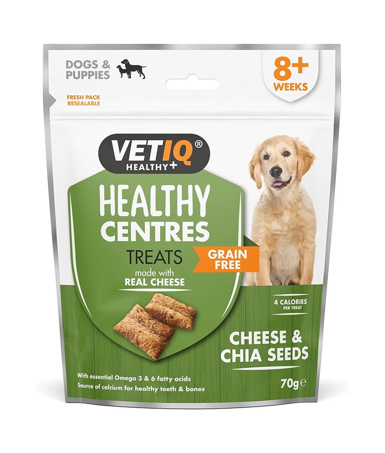 VetIQ Healthy Centres Cheese & Chia Seeds Dog Treats 70g - 70g