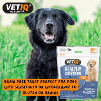 Thumbnail for VetIQ Healthy Centres Duck & Blueberry Dog Treats - 70g