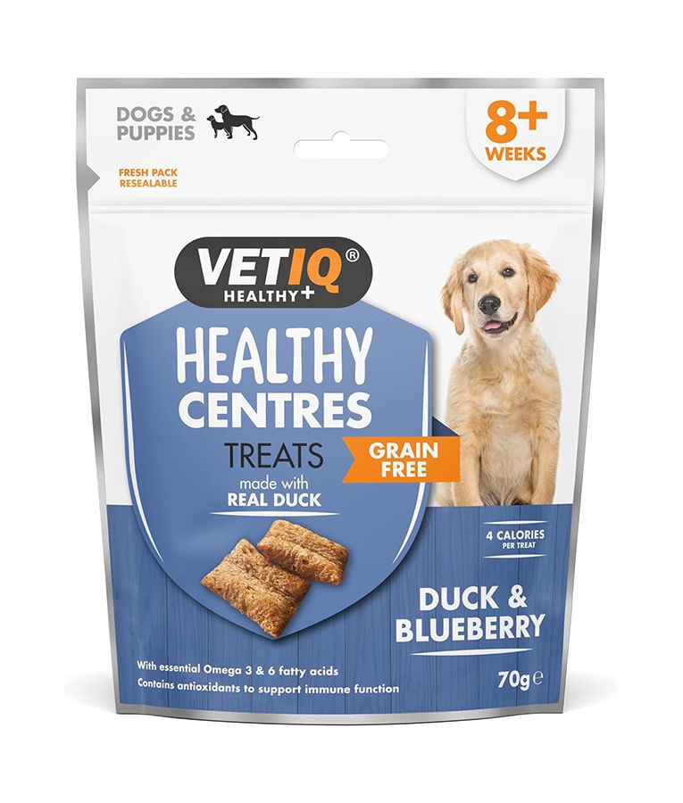 VetIQ Healthy Centres Duck & Blueberry Dog Treats - 70g