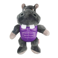 Thumbnail for Im Hero Armor Hippo TPR Plush with Squeaker Dog Toy