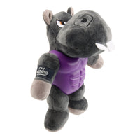 Thumbnail for Im Hero Armor Hippo TPR Plush with Squeaker Dog Toy