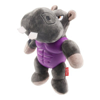 Thumbnail for Im Hero Armor Hippo TPR Plush with Squeaker Dog Toy