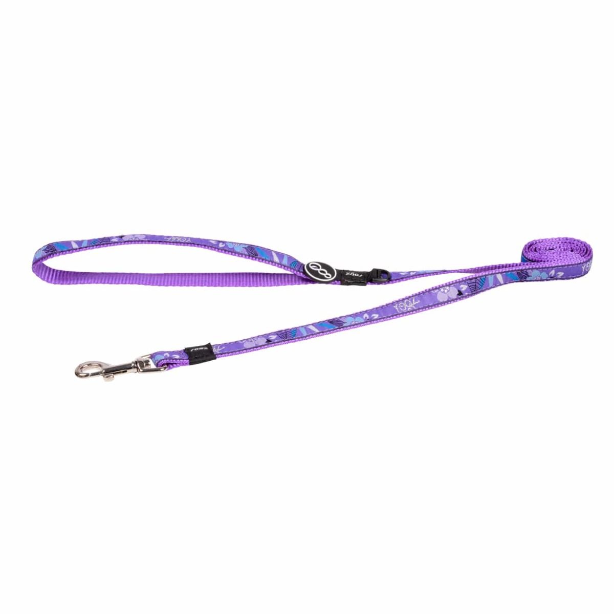 Rogz FancyDress Classic Dog Lead Forest Purple - Medium