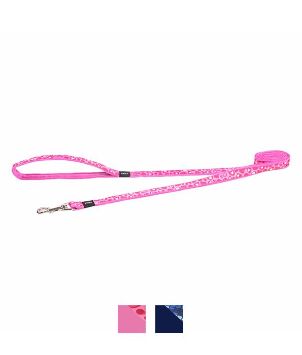 Rogz Fashion Classic Dog Leash - WILD HEART Medium