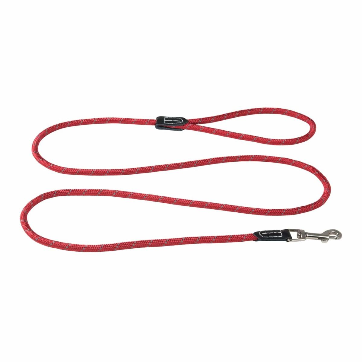 Rogz Classic Rope Long Dog Leash - RED Medium