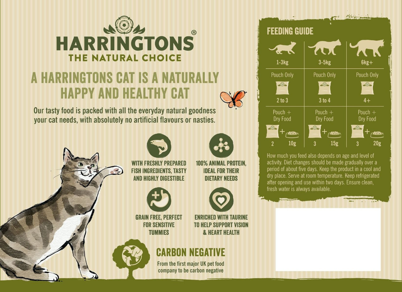 Harringtons Fish in Jelly Wet Cat Food Multipack  -