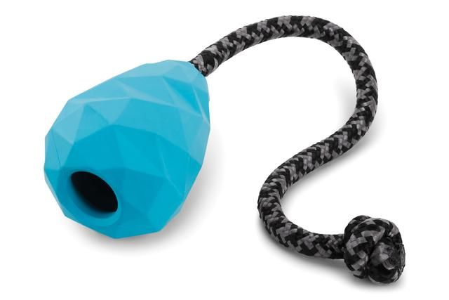 Ruffwear Huck-A-Cone Rubber Tug Dog Toy  - BLUE
