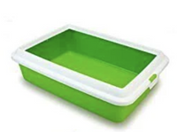 Thumbnail for Hydra Mini Cat Litter Tray with frame - 43 x 31 x 12 cm/12 units/Mix Colors