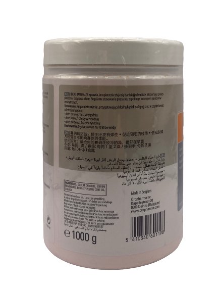 IDEAL BATHSALT 1kg Orange Bath Salt for Strengthening Feathers