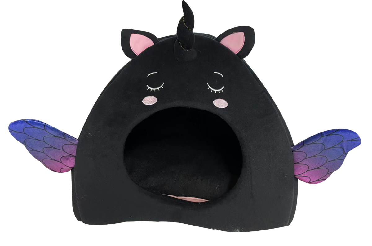 BED FRIGHT DARK UNICORN 43 x 33 x 39 cm