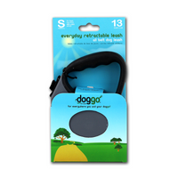 Thumbnail for Doggo everyday retractable leash 4m, S, grey