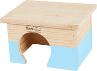 Thumbnail for RECTANGULAR HOME COLOR WOODEN HOUSE - SMALL/BLUE