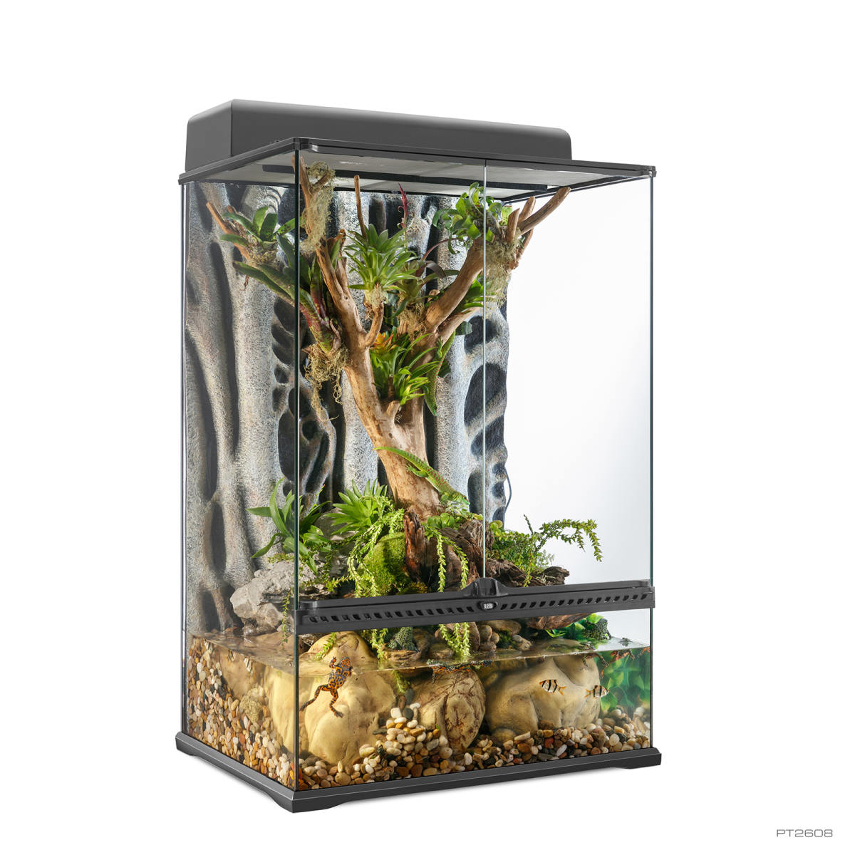 Exo Terra Advanced Paludarium & Rainforest Terrarium - Medium - 60 x 45 x 90 cm