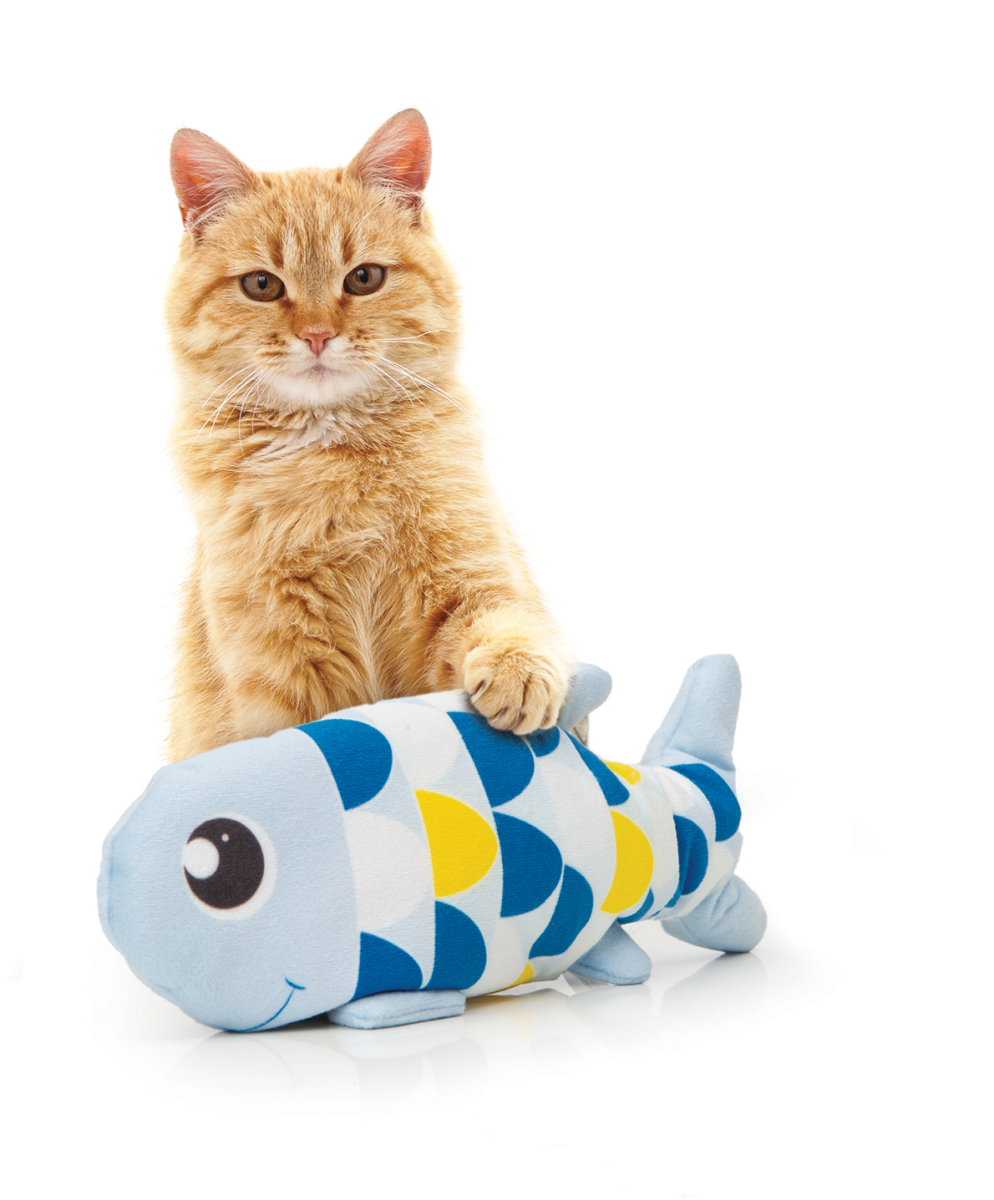 Catit Motion Sensor Fish Toy - Blue