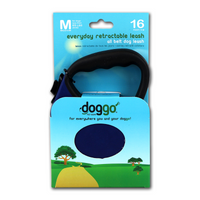 Thumbnail for Doggo everyday retractable leash 5m, M, blue