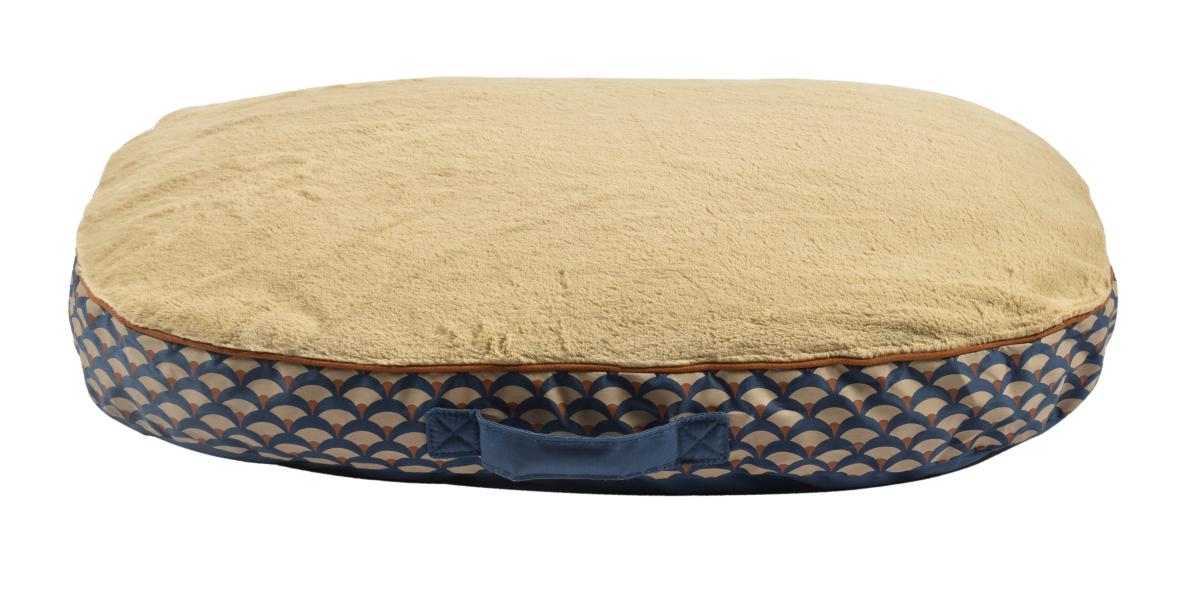 Geisha Cushion - Blue / Large