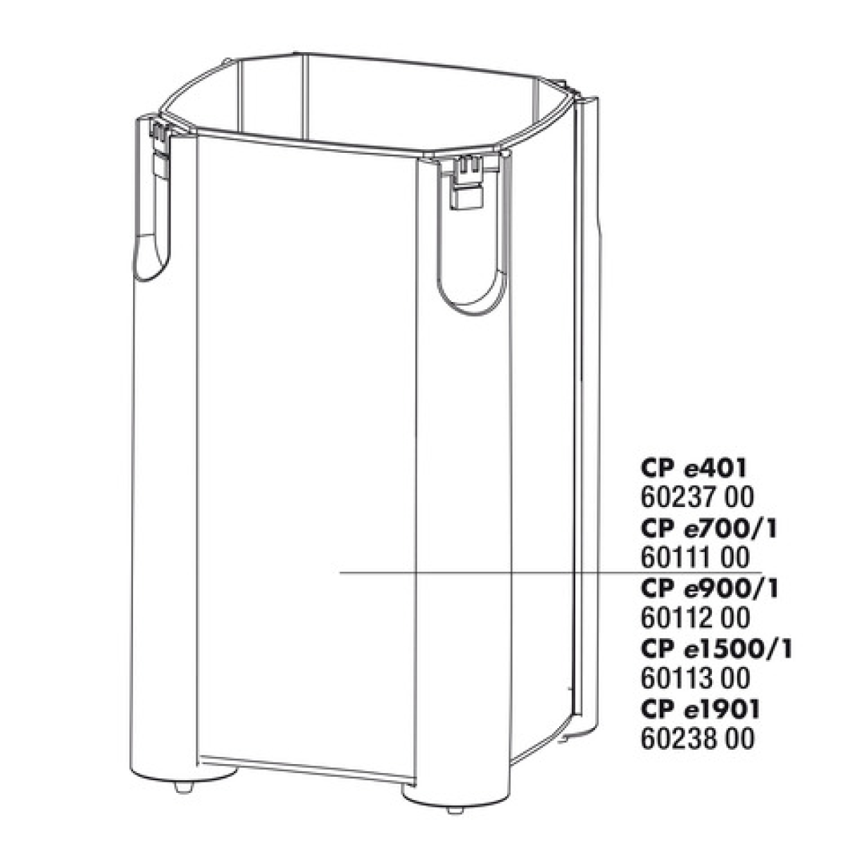 JBL CP e1500/1,2 Filter Container