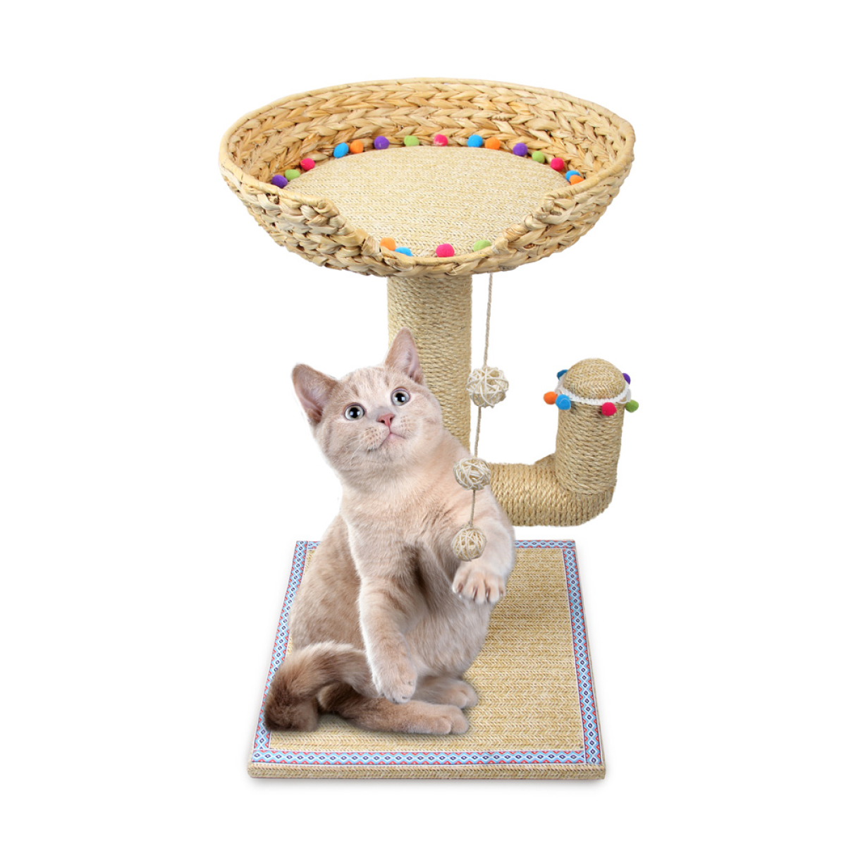 Whisker Fiesta - Cactus Cat Tree