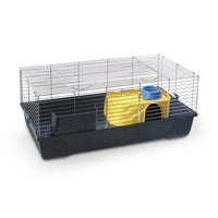 Thumbnail for Baldo VIP Rabbit Cage -  100 x 53 x 46 cm/Black & Sand