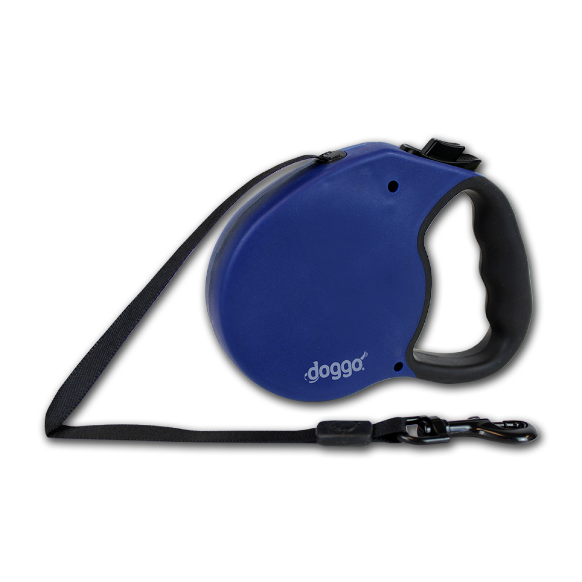 Doggo everyday retractable leash 5m, M, blue