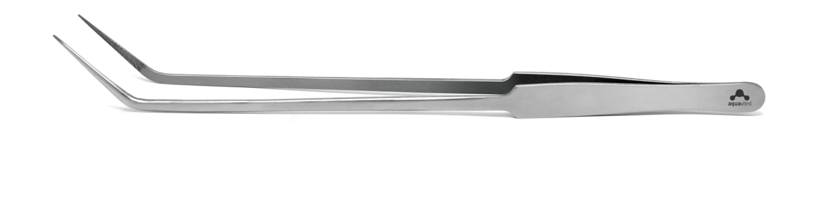 Aquavitro Curved Needle Tip Forceps 25 cm