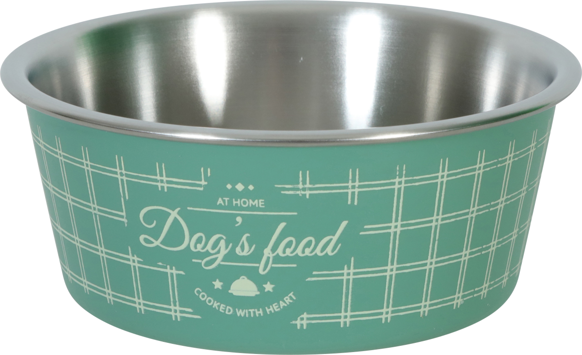 Non-Slip Food Dog Bowl Green 400 ml