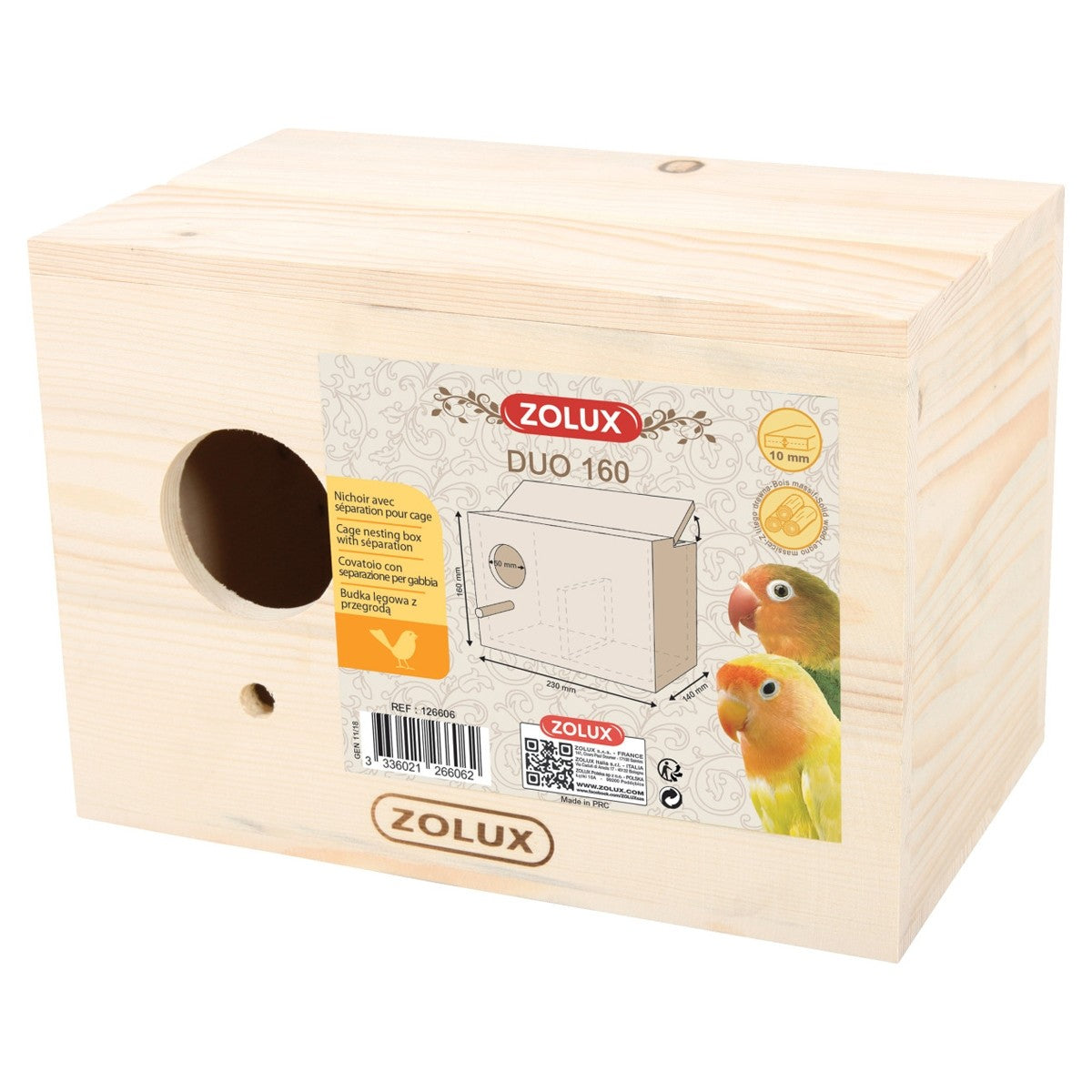 Bird Nesting Box - Duo 160