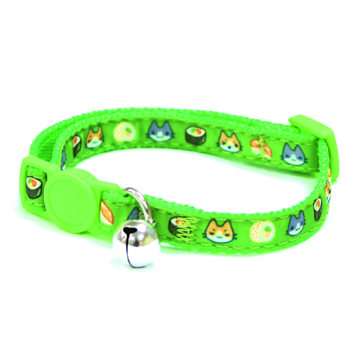 Catmania Cat Collar, Sushi Green