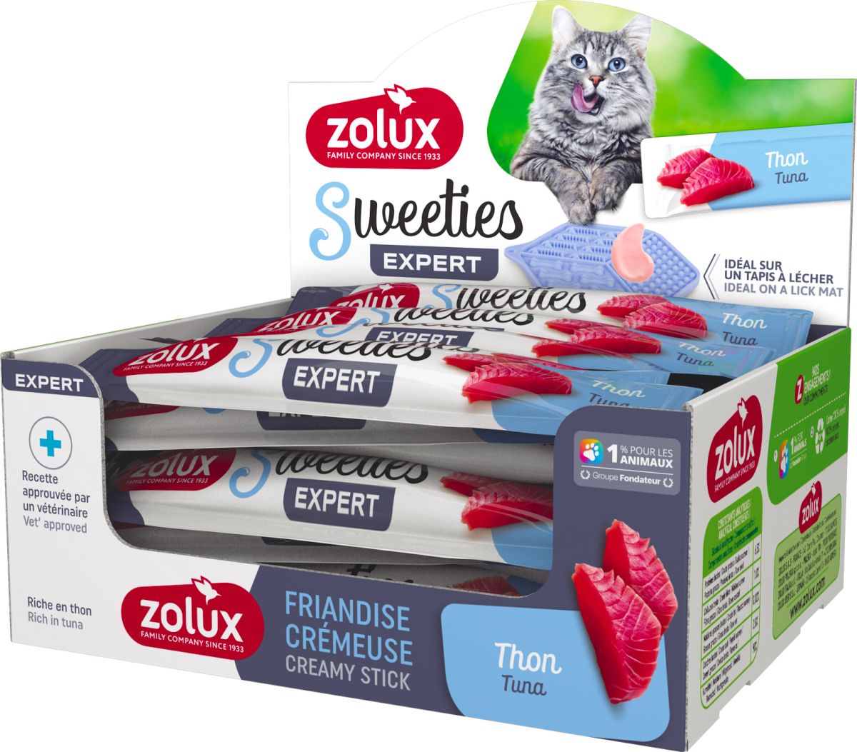 Sweeties Creamy Stick For Cat - Tuna, 48pcs/Box