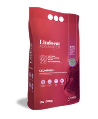 Thumbnail for Natural Bentonite Lindocat Advanced Clumping + 10 L (Fragrance Free)