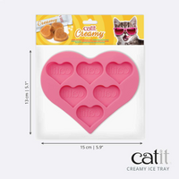 Thumbnail for Catit Heart-Shaped Silicone Ice Tray