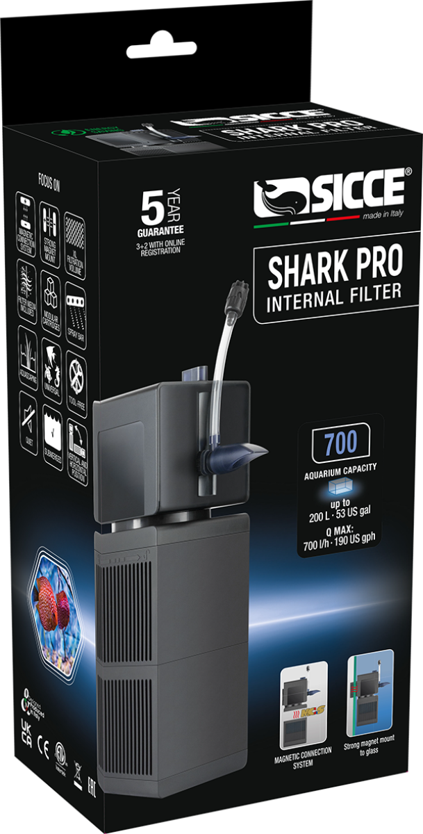 SHARK PRO 700 INTERNAL FILTER 600 l/h