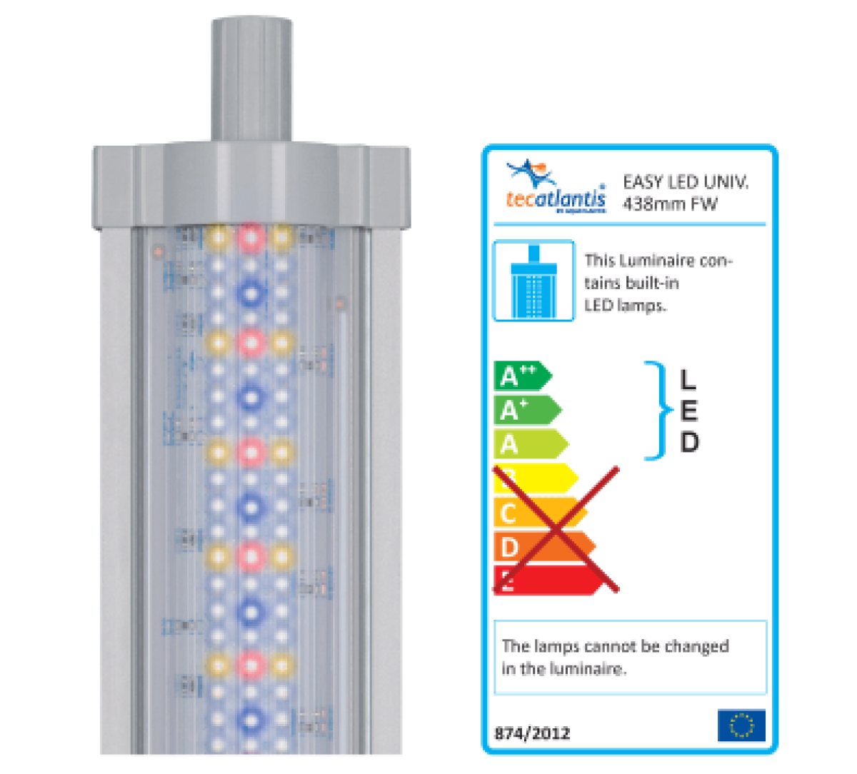 Easy Led Universal 2.0 438mm Freshwater