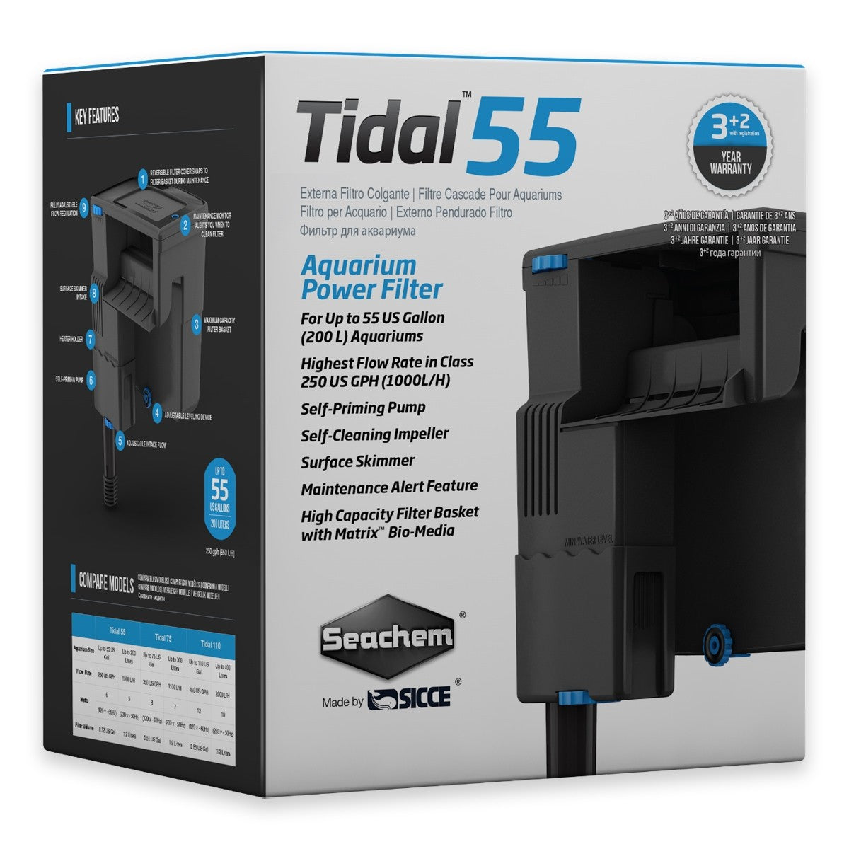 Hang On Tidal Filter 55 (UK Plug)