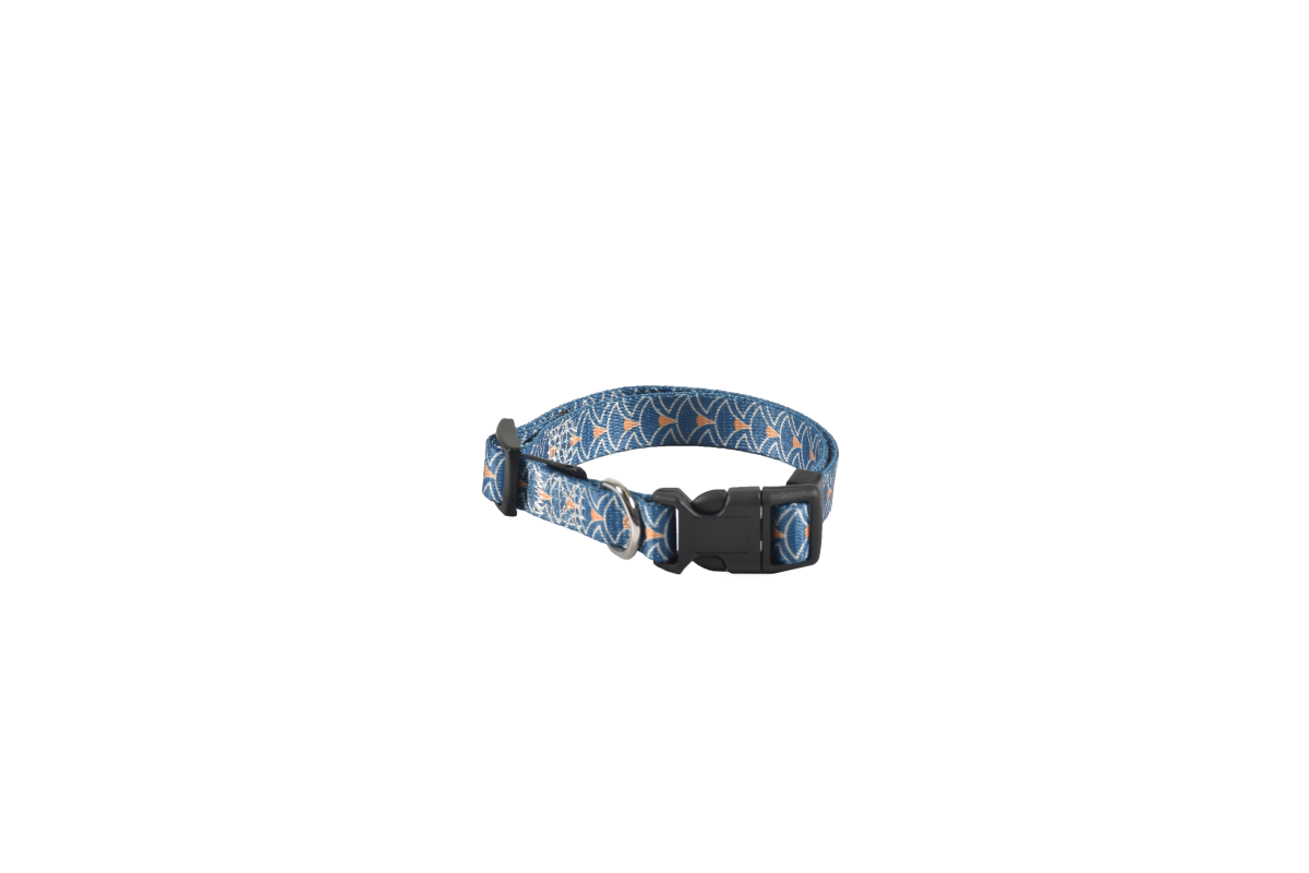 Geisha Collar - Blue / Large