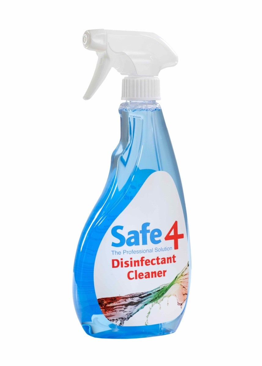 Safe4 Disinfectant Pre-diluted spray 1:10 dilution, Mint Scent, 500ml