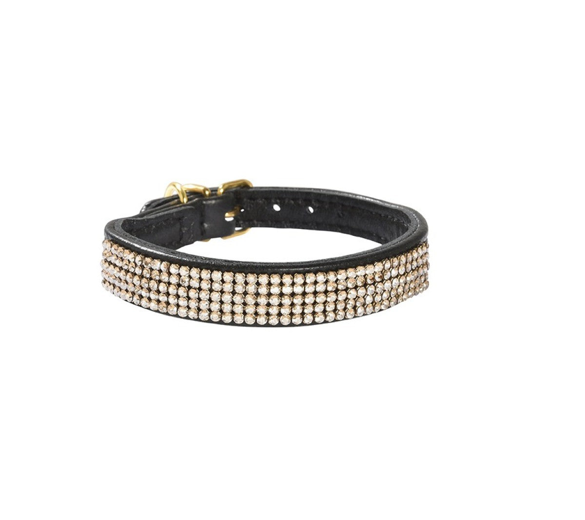 Crystal Princesse Collar - Black / 35 cm