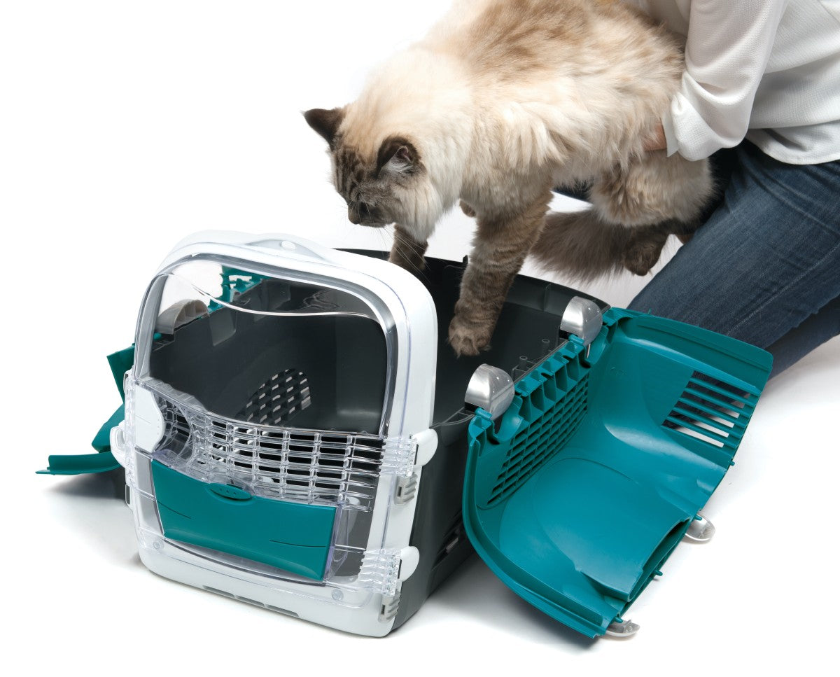 Cabrio Cat Carrier System - Turquoise