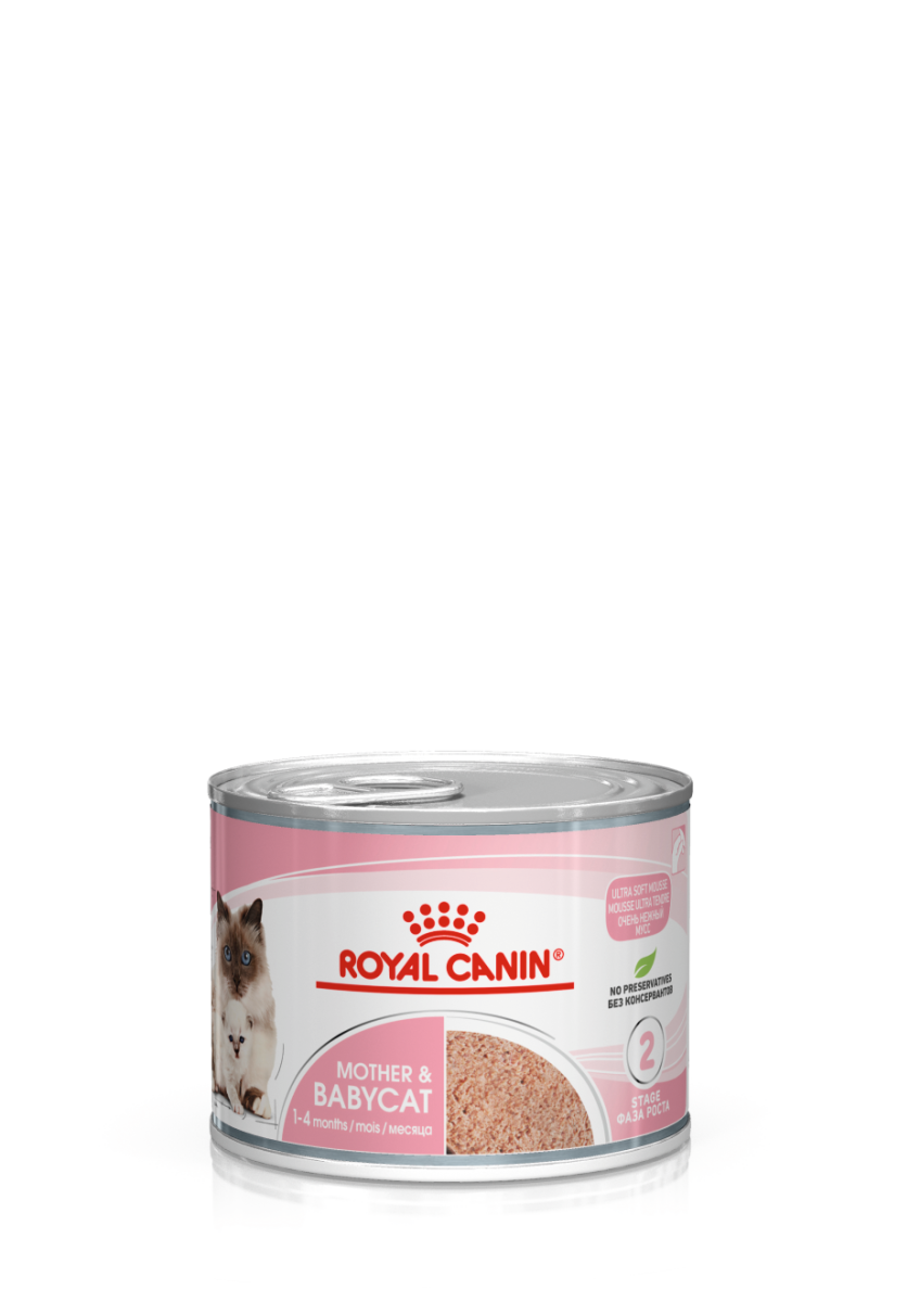 Feline Health Nutrition Mother & Babycat Mousse (WET FOOD - Cans) 12 x 195g