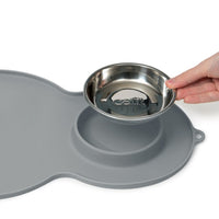 Thumbnail for Catit Peanut Placemat - Medium/Grey