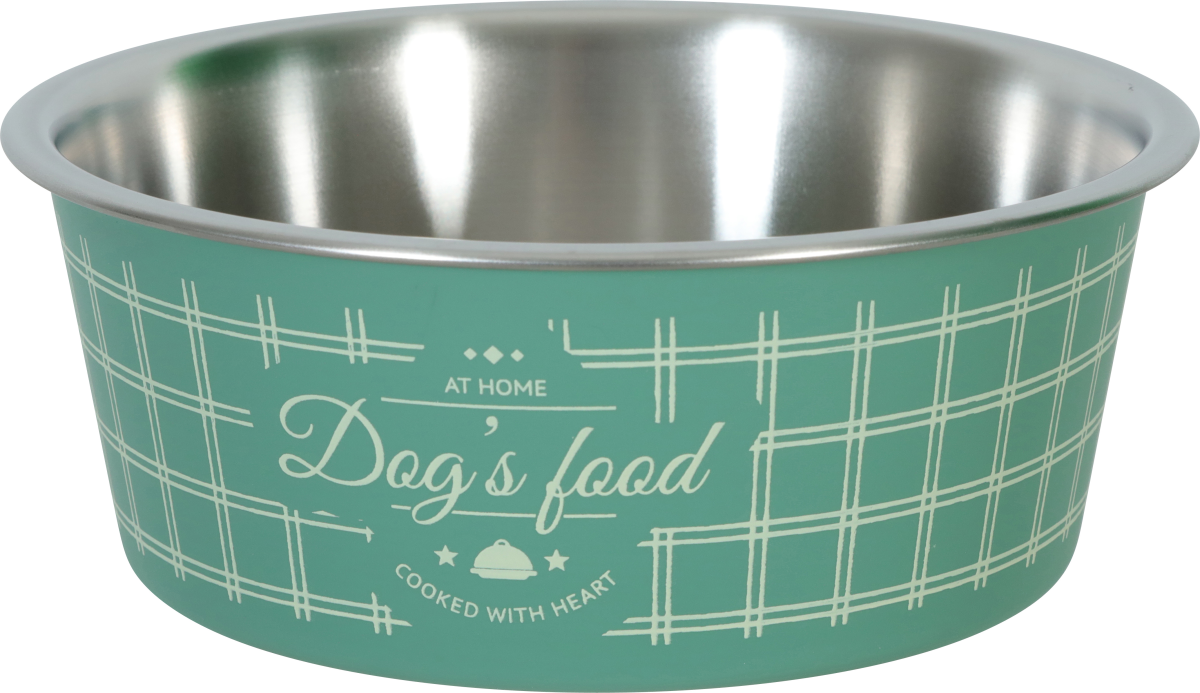 Non-Slip Food Dog Bowl Green 750 ml