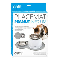 Thumbnail for Catit Peanut Placemat - Medium/Grey