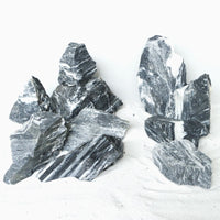 Thumbnail for Black & White Aurum Rock - Extra Small / 7-10cm / approx. 48pcs