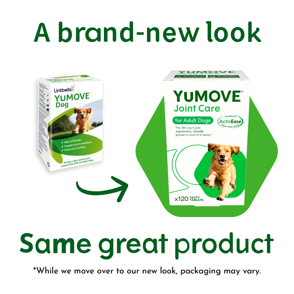 YuMOVE Joint Care for Adult Dogs 120 tabs